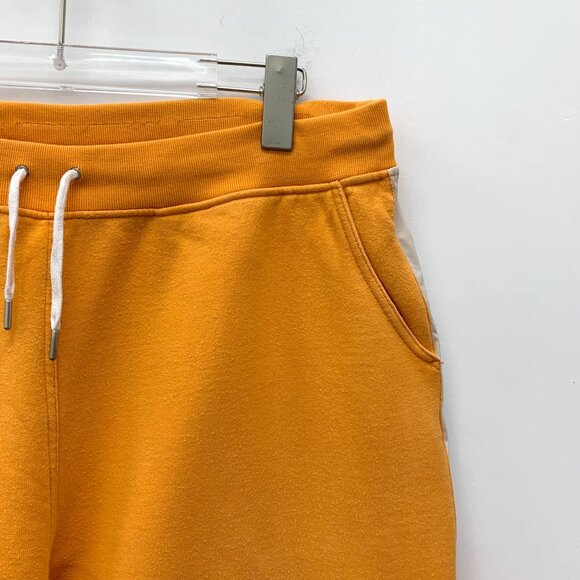 Hermès Orange Cotton Casual Drawstring Shorts XL Mens Relaxed Fit - Picture 7 of 8